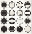 empty retro vintage badge collection 2 vector image vector image