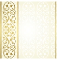 floral invitation card vector image vector image