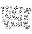 set of arrow icon vector image