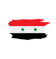 syria flag vector image