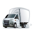 cartoon delivery or cargo truck vector image vector image