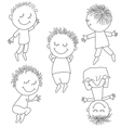 sleep boys ready vector image