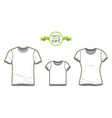 t-shirt vector image