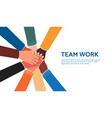 Teamwork and social logo Royalty Free Vector Image