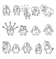 cartoon birds vector image