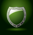shield icon vector image vector image