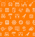 home decor signs seamless pattern background vector image vector image