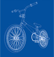 bicycle bmx vector image vector image