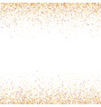 gold glitter texture isolated on white background vector image vector image