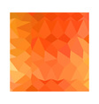 spanish orange abstract low polygon background vector image vector image