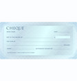 luxury yellow gold cheque template with vintage vector image vector image