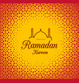 ramadan kareem congratulations on the holiday vector image vector image