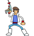 science fiction character vector image