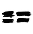 brush strokes paintbrush set grunge vector image vector image