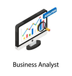 Business analysis Royalty Free Vector Image - VectorStock