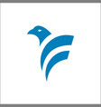 eagle bird logo design animals vector image vector image