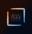 abstract frame background 2 vector image vector image
