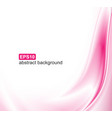 abstract pink waves background vector image