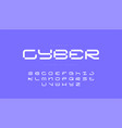 cyber sports font design vector image vector image