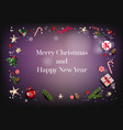 christmas festive backdrop vector image vector image