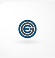 logo - letter oeg combination - abstract style vector image