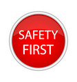 Safety first icon Royalty Free Vector Image - VectorStock