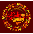 thanksgiving vector image vector image