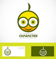 character funny logo vector image