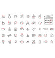 happy memories of life icons vector image vector image