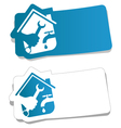 plumbing repair home vector image vector image