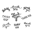 thank you vector image
