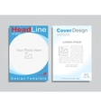brochure design layout with place for your data vector image