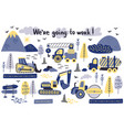 car truck cargo for boho nursery decor street vector image vector image