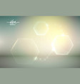 yellow light bulb abstract background poster vector image