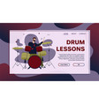 character jazz band perform vector image vector image
