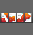 corporate brochure cover design templates set vector image vector image