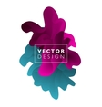 abstract color cloud vector image vector image
