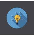 modern flat idea circle icon eps10 vector image vector image