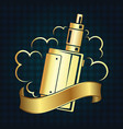vape shop symbol vector image