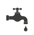 water tap icon design flat style isolated vector image