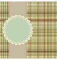 vintage card background vector image