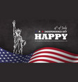 4th july happy independence day america vector image vector image