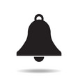 ringing bell icon vector image vector image
