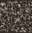 seamless chinese pattern watercolor style vector image