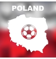 polish abstract map vector image