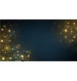 holiday abstract shiny color gold design element vector image
