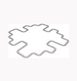 railway isometric view 3d on white vector image vector image