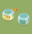 3d isometric flat conceptual vector image vector image