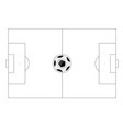 image of the size of a football field in real vector image