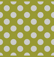 seamless pattern with big grey dots on grass green vector image vector image